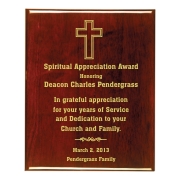 Piano Rosewood Laser Plaque